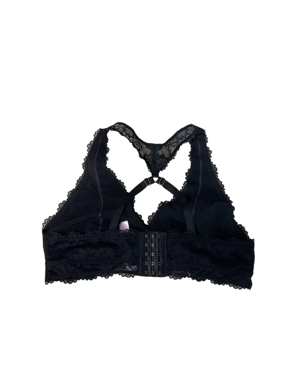 Savage X Fenty Black Lace Bralette 3X Racerback Sexy Lingerie